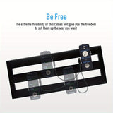 Paquete de 6 Cables para Pedales de Guitarra SONICAKE de 15cm (6 Pulgadas) - Conectores en Forma de L 24AWG, Aislamiento TPE Anti-Ruido, Connectores TS 1/4" para Tableros de Efectos y Amplificadores, Accesorios para Pedales de Guitarra, Transmisión de Se