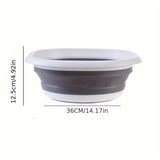 Baño de Pies Portátil Plegable con Tapa, Cubeta Colapsible para Remojo de Pies, Masajeador de Pies Portátil, Bañera de Acupresión - Regalo Perfecto para Baño, Sala, Dormitorio y 11 Ocasiones Festivas