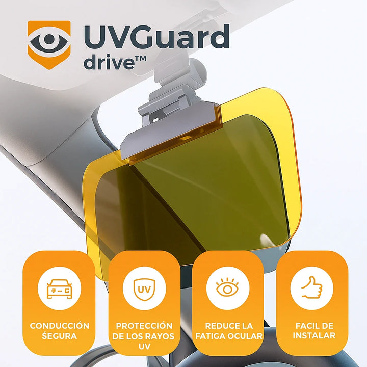 Uvguard drive™ - Visor protector contra rayos uv y resplandor nocturno