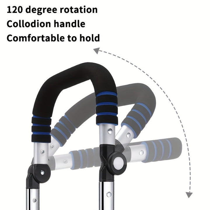 XIARI Carrito Plegable Multiusos - Hierro Duradero, Ruedas de Polipropileno para Cocina y Comedor, XIARI