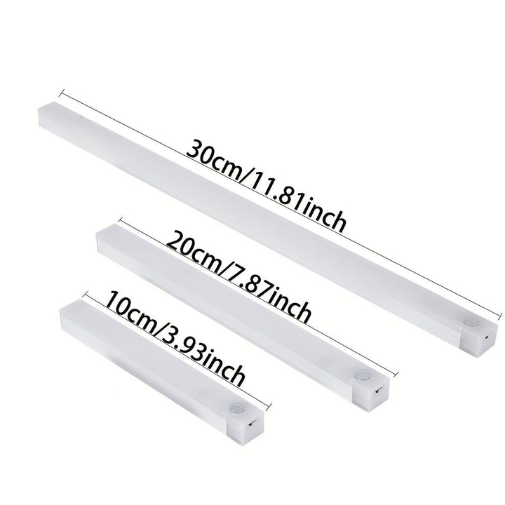 Luces Nocturnas LED Recargables por USB con Sensor de Movimiento - Iluminación Inalámbrica para Armarios Bajo Encimera - Magnético y Adhesivo de 5V para Pasillos, Cocina, Escaleras, Decoración del Hogar