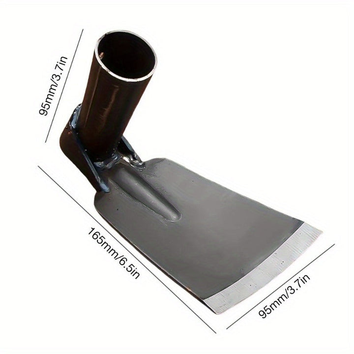 Pala de jardín de acero de manganeso de alta resistencia - Ideal para cavar suelo, desmalezar y plantar verduras y flores | Diseño robusto de cuchara de metal, dientes afilados para cavar de manera eficiente
