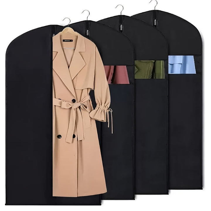 1 Pieza, Funda Para Polvo De Traje, Bolsas De Almacenamiento De Ropa Colgante Para Camisa, Traje, Vestido, Abrigo, Bolsas De Ropa A Prueba De Polvo Portátiles, Organizador De Almacenamiento Doméstico Para Dormitorio, Armario, Guardarropa, Hogar