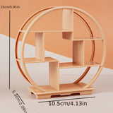 2 Estanterías de Exhibición de Casas de Muñecas en Miniatura - Accesorios DIY, Estanterías Vacías para Decoración de Escena de Juguetes, Plástico, Modelos, Bogu