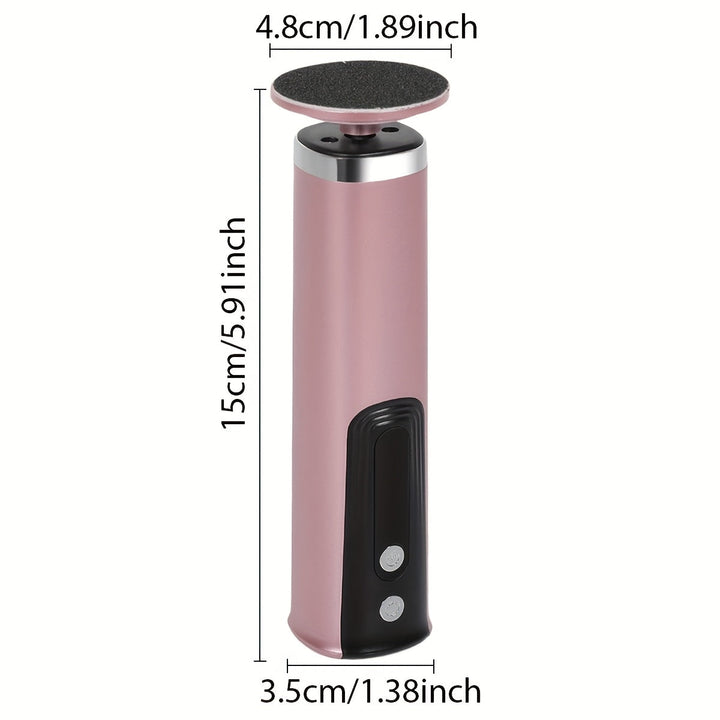 [Pulidor eléctrico 2 en 1] Herramienta multifuncional para cuidado de pies Cloud Prime, pulidor eléctrico 2 en 1 para pies y uñas + 30 discos de pulido rosados