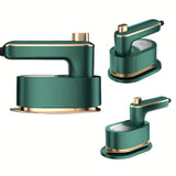 Plancha Portátil Mini de 1 Unidad con Calentamiento Rápido en 15s, Plancha Eléctrica a Vapor con Base Giratoria 180° - Ligera y Compacta para Viajes, Tela, Seda, Tejidos de Punto, Poliéster - Compatible con Enchufes US (110V) - Ideal para Viajeros y Prof