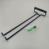 3 piezas, Portavasos colgantes de vino tinto Copa colgante invertida Soporte de copa colgante para el hogar Soporte de copa de vino de una sola fila Copa de vino tinto de 30 cm