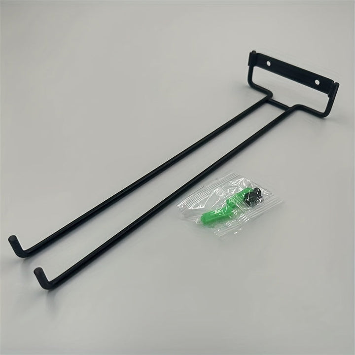 3 piezas, Portavasos colgantes de vino tinto Copa colgante invertida Soporte de copa colgante para el hogar Soporte de copa de vino de una sola fila Copa de vino tinto de 30 cm