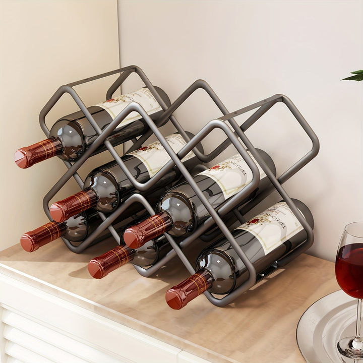 Soporte para Vino Soporte para Vino Tinto Soporte de Almacenamiento Soporte de Exhibición Soporte para Botellas de Vino en Casa Soporte para Vino con Luz de Lujo Adornos de Exhibición de Alta Gama