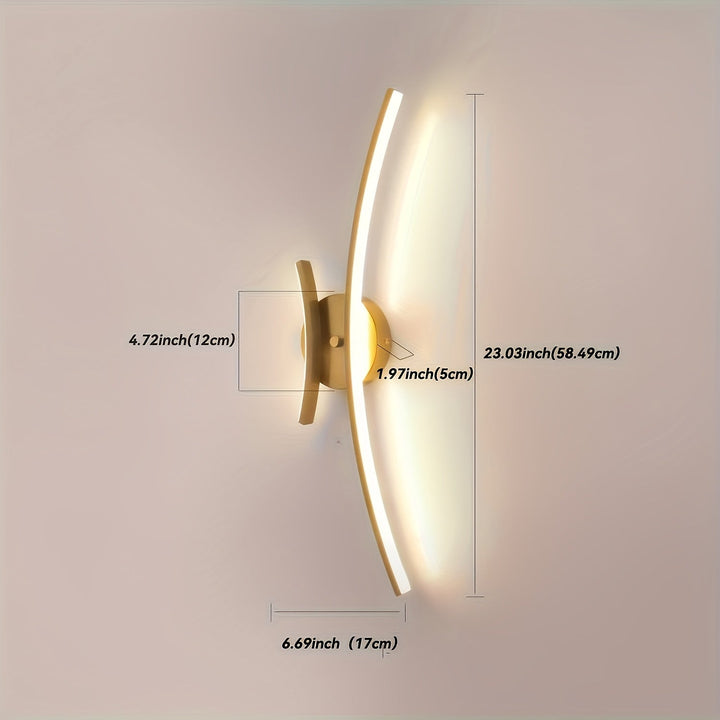 1 pieza - Lámpara de Pared LED Moderna, Aparato de Iluminación Interior para Pared, Lámpara de Mesa Decorativa para Vanidad, Lámpara Lineal de Pared, Lámpara Colgante de Pared, Adecuada para Baño, Sala de Estar y Espejo del Comedor