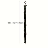 1pc Estante de sombreros de lona para montaje en pared, portátil, con 8 clips, 16 capacidad de almacenamiento colgante para gorras de béisbol