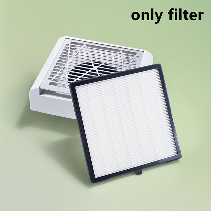 Colector de Polvo para Uñas Hipoalergénico - Filtro Reutilizable y Fácil de Limpiar para Máquinas de Manicura, Accesorio Eficiente