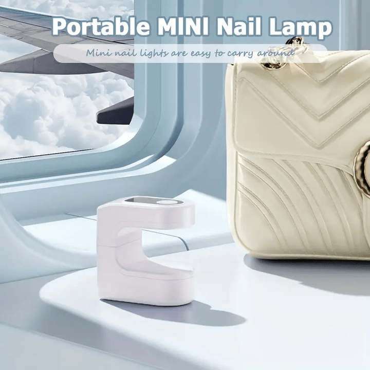 Secador de uñas y lámpara - Carga USB portátil, batería de litio, sin fragancia, adecuado para aplicaciones de esmalte de uñas de gel, regalo perfecto para, herramientas de arte de uñas
