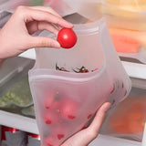 Bolsas Silicona x5 Hermética 400ml Reutilizables Para Alimentos MANA-0073