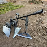 Herramienta de jardín de 3 en 1 para labranza, desmalezamiento y suelto de tierra - Blindaje metálico para todas las estaciones con diseño de rueda antirrobo ergonómico, perfecto para pequeñas granjas/césped/jardín (8)