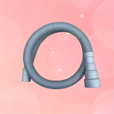 Extensión de manguera de drenaje de lavadora automática universal - Tubo de drenaje flexible de plástico de múltiples diámetros con diseño de estrella, duradero y fácil de instalar para una eficiente drenaje de agua, accesorios de lavadora, diseño elegan