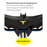 Soporte para Teléfono de Coche Batman de Warner Bros., Soporte en Forma de Murciélago, Compatible con Dispositivos de 10.16-16.51 cm