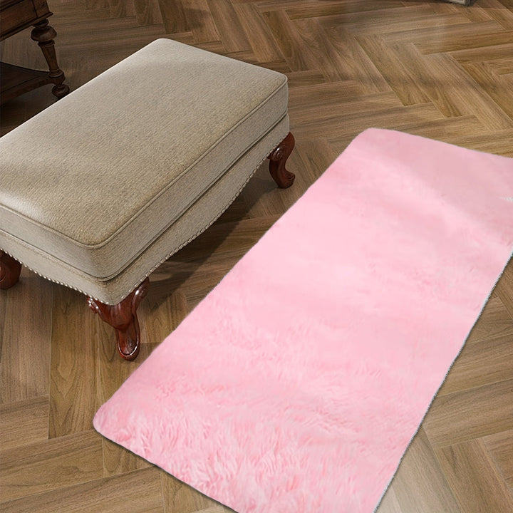 1 pieza, Alfombra Larga de Peluche, Alfombra Peluda para Dormitorio, Alfombra Rectangular para Mesita de Noche, Alfombra para Sala de Estar, Adecuada para Dormitorio, Sala de Estar, Área de Ocio, Habitación Infantil, Mesa de Café, Vestidor, Alfombra para