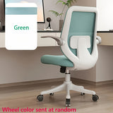 1pc Silla Giratoria Compacta con Respaldo - Silla Ergonómica para Oficina en Casa, Estudio y Dormitorio - Diseño Moderno Blanco, Fácil Montaje, Asiento Cómodo y Duradero