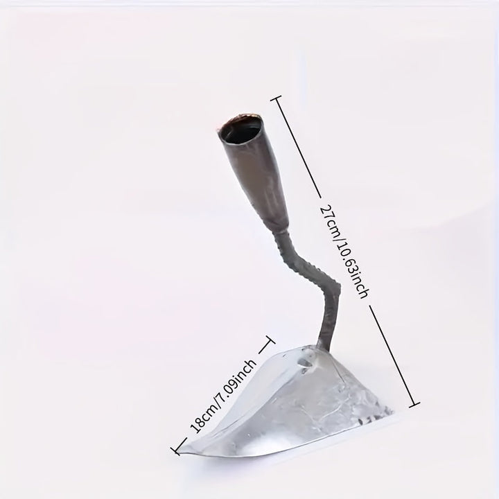 1 Azada de Jardín en Forma de V con Hoja Afilada Triangular para Cavar y Aflojar la Tierra - Herramienta Metálica Duradera para Deshierbar - Ideal para Jardinería y Siembra en el Patio Trasero - Sin Necesidad de Electricidad, Jardinería Manual | Accesori