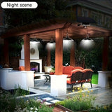 Araña Solar de Doble Cabezal para Interior y Exterior - Ideal para Granjas, Habitaciones y Autocaravanas - Iluminación LED con Control Remoto