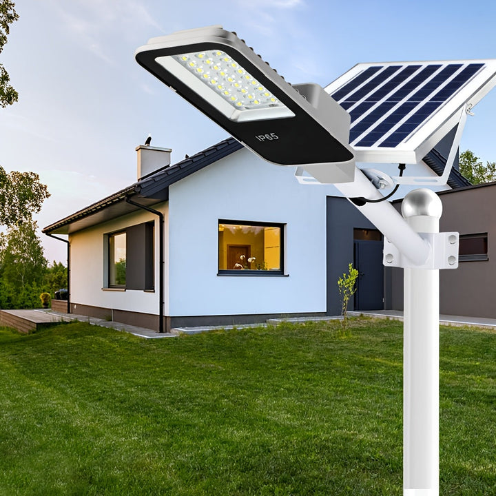 Luces Solares Inteligentes para Pared con Sensor de Anochecer Automático | Impermeable IP65 y Control Remoto | Fácil Instalación para Estacionamientos, Jardines, Porches, Patios y Caminos