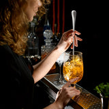 2 Piezas, Cucharas Para Té Helado De Acero Inoxidable, Cucharas De 11.7'' De Largo Para Revolver, Cucharas De Mezcla De Cóctel Duraderas Para Casa, Cocina, Cafetería, Bar, Aptas Para Lavavajillas, Acabado Espejo