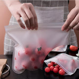 Bolsas Silicona x5 Hermética 400ml Reutilizables Para Alimentos MANA-0073