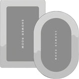 2pcs Alfombras de Baño Ultra Absorbentes Antideslizantes con Tecnología de Secado Rápido - Mezcla Suave de Tierra de Diatomeas y Poliéster, Lavables a Mano, Perfectas para Baño, Lavandería y Entrada - Resistentes a Manchas y Humedad, Pelo Bajo, Forma Rec