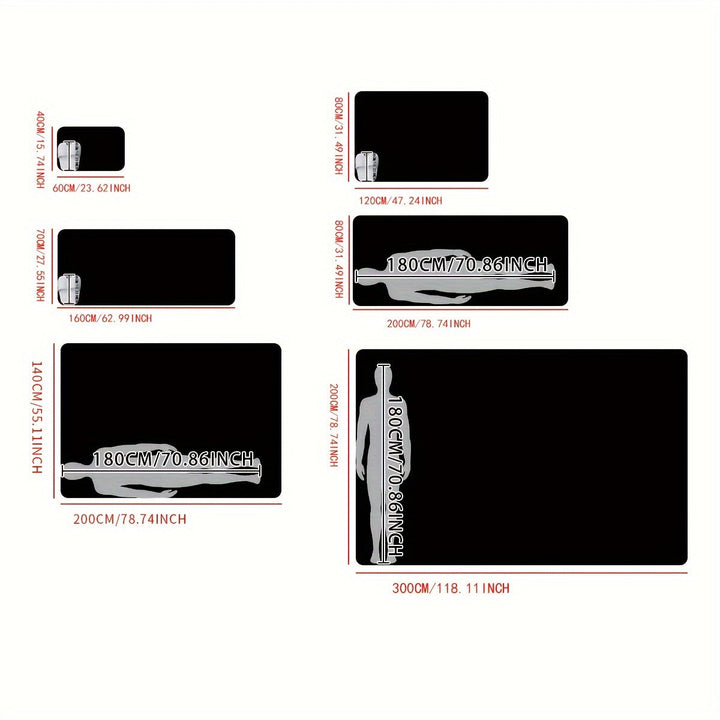 1pc Alfombra de Pelo Largo CozyHome Gris Oscuro Teñido de Unión, Alfombra de Poliéster Suave y Peluda para Dormitorio, Sala de Estar, Decoración Navideña Festiva, Rectangular, Solo Limpieza en Seco