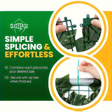 8 piezas de pantalla de pared de valla de privacidad de hiedra artificial, longitud total de aproximadamente 118,1 x 39,4 pulgadas, con 576 hojas de textura de alta simulación, puede resistir bien los rayos UV, adecuado para terraza/balcón/jardín/cortijo