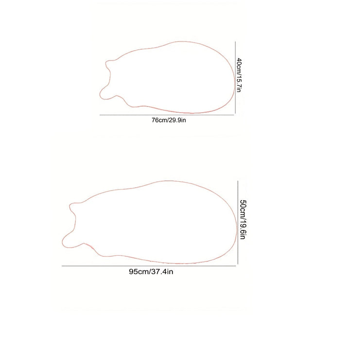 1pc Alfombra de Suelo con Patrón de Gato Lindo, Absorbente y de Secado Rápido, Alfombra de Suelo Antideslizante y Súper Suave para la Puerta de Entrada, para Baño, Dormitorio, Cocina y Sala de Estar, Suministros de Baño Ideales, Decoración del Hogar