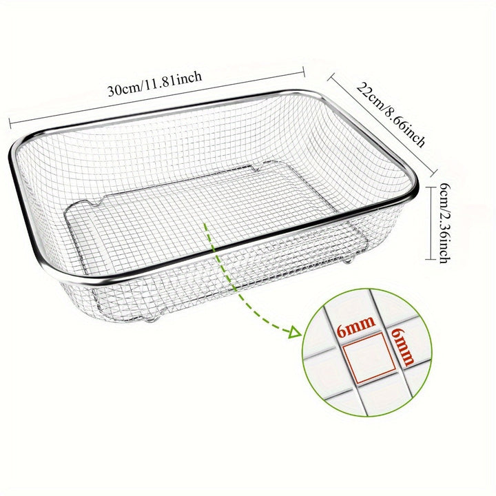 Tamiz de Acero Inoxidable para Suelo Resistente - Malla de 1/4 Pulgada para Piedra, Compost y Arena, Herramienta Manual Antioxidante para Jardinería, Uso en Tierra y Exteriores - Utensilio Duradero para Preparación Eficiente del Suelo