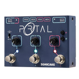 SONICAKE Mezclador de Señales Activo Portal - Selector de Línea Analógica con ABY y Bucle FX, True Bypass, Operación de Modo Dual, Alimentado por USB, Azul