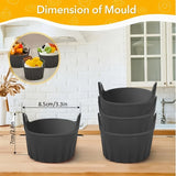 4pcs Cocedores de Huevos de Silicona para Freidora de Aire - Reutilizables, Antiadherentes para Microondas con Vasos