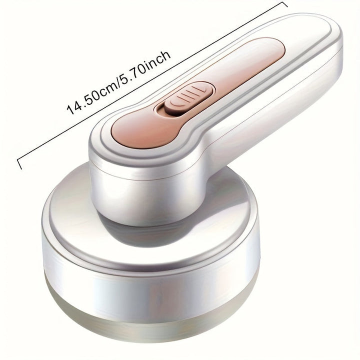 Removedor de Pelusas Eléctrico Portátil BALASHOV - Recargable por USB, Compacto y Ligero para Ropa, Muebles y Alfombras - Incluye Cepillo de Limpieza