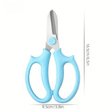 Tenacillas Profesionales con Empuñadura Cómoda para Ambas Manos, Estilo Clásico, Hoja de Acero Inoxidable, Tijeras de Jardinería Manuales, Ideales para Arreglos Florales y Cuidado de Plantas