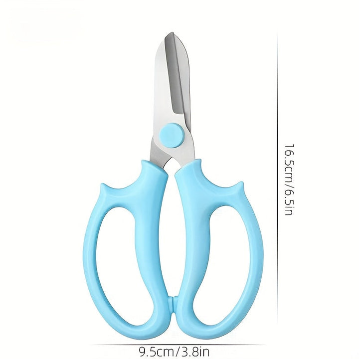 Tenacillas Profesionales con Empuñadura Cómoda para Ambas Manos, Estilo Clásico, Hoja de Acero Inoxidable, Tijeras de Jardinería Manuales, Ideales para Arreglos Florales y Cuidado de Plantas