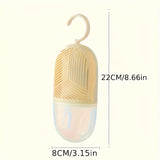 Deshumidificador no eléctrico 2025, último modelo - Uso manual fácil, menor pérdida de humedad, ideal para armarios y espacios pequeños, diseño portátil con tapa transparente, absorción de humedad eficiente, deshumidificador para armarios | Diseño minima