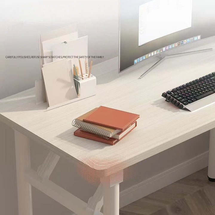 Mesa plegable blanca - Diseñada compactamente para hogar, oficina, dormitorios y espacios pequeños. Incluye marco con sillas, adecuado para todas las estaciones.