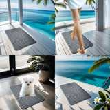 1pc Alfombra de Baño de Espuma Viscoelástica con Relieve de Piedra Calada - Secado Rápido, Antideslizante, Lavable a Máquina - Suave y Cómoda para la Ducha y el Baño, Accesorio Ideal para Decoración de Otoño, Alfombra de Baño