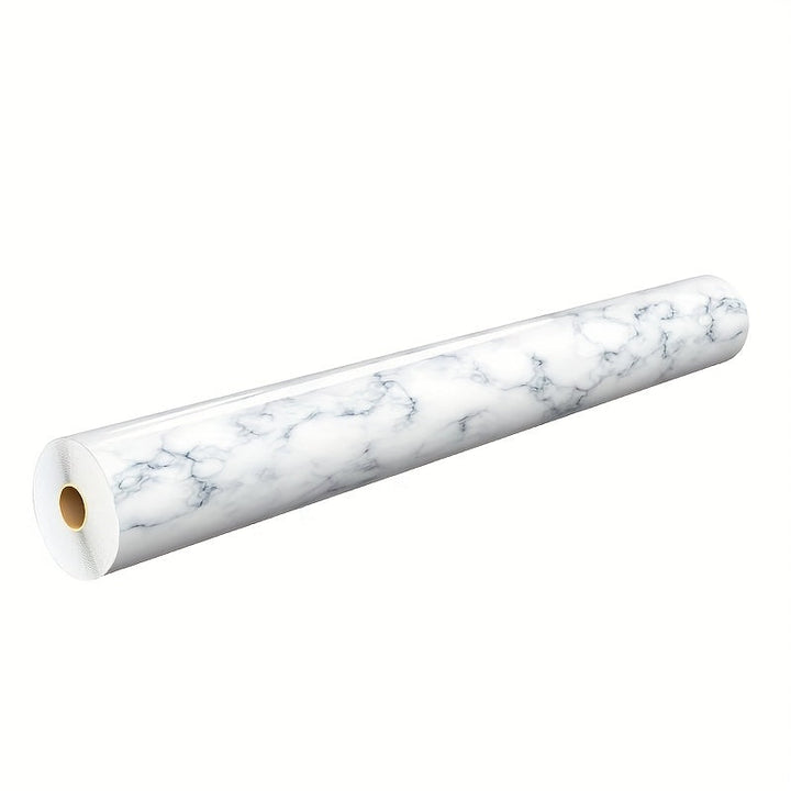 Rollo de Revestimiento Autoadhesivo para Estantes con Patrón Mármol Elegante - Material Duradero PET, Fácil de Limpiar, 59.99cm x 3.0metros - Ideal para Cocina, Armario, Tocador y Renovación de Muebles