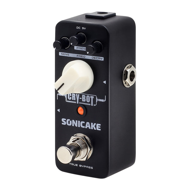 Pedal de Guitarra SONICAKE Cry-Bot Auto Wah - Filtro de Envolvente 100% Analógico con True Bypass, Seguimiento Rápido y Preciso para Guitarra y Bajo