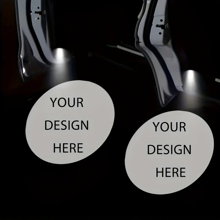 Personalización de Imagen Personalizada con Patrón de Fibra de Carbono en Luces LED de Bienvenida, Se Encienden al Abrir la Puerta, Adecuado para Varios Modelos de Autos y SUVs, Incluye Fotos de Bodas de Parejas, Aniversario, San Valentín, Navidad y Pasc