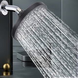 1 unidad de cabezal de ducha de lluvia de alta presión de 6 pulgadas, rociador redondo grande con control de temperatura ajustable, lujoso para una experiencia de ducha esponjosa tipo loto, ideal para renovar el baño