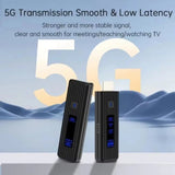 1080P 60Hz 50m NUEVO LED Display Transmisor y receptor de video inalámbrico 8TXs a 1RX Compatible con HDTV Adaptador de video y audio inalámbrico para cámara, portátil, laptop, PC, proyector, monitor, enchufe y juego 2.4G/5.8G Bajo retardo