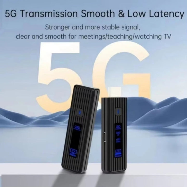 1080P 60Hz 50m NUEVO LED Display Transmisor y receptor de video inalámbrico 8TXs a 1RX Compatible con HDTV Adaptador de video y audio inalámbrico para cámara, portátil, laptop, PC, proyector, monitor, enchufe y juego 2.4G/5.8G Bajo retardo