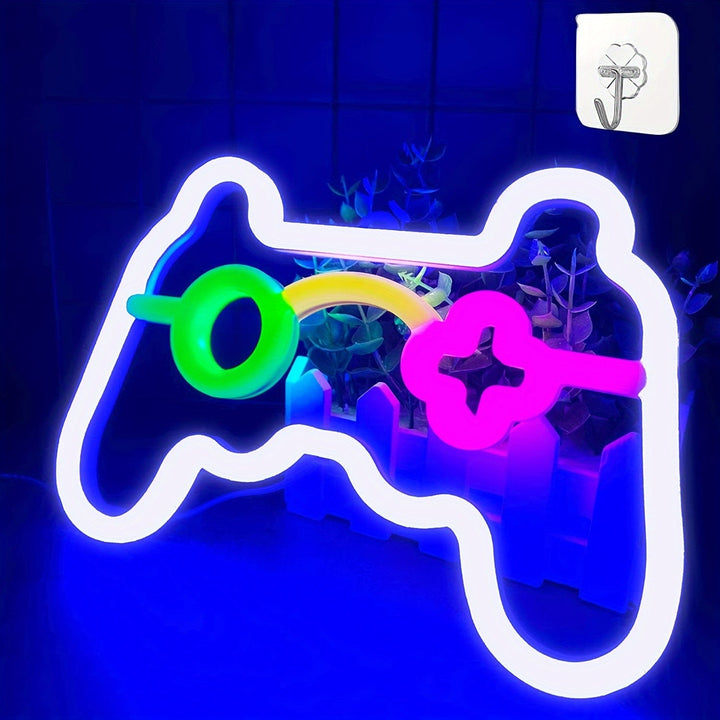 Ilumina tu sala de juegos con esta luz neón para jugadores - ¡Un regalo perfecto para adolescentes varones!