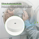 12pcs Filtros de Escape para Secadora - Filtro de Pelusa de Tela para Reemplazo de Secadora, Filtro de Escape Universal para Secadora