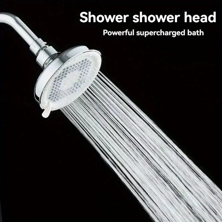 Boquilla de ducha de alta presión enchufable - boquilla universal para ducha con flujo potente, suministros perfectos para el baño